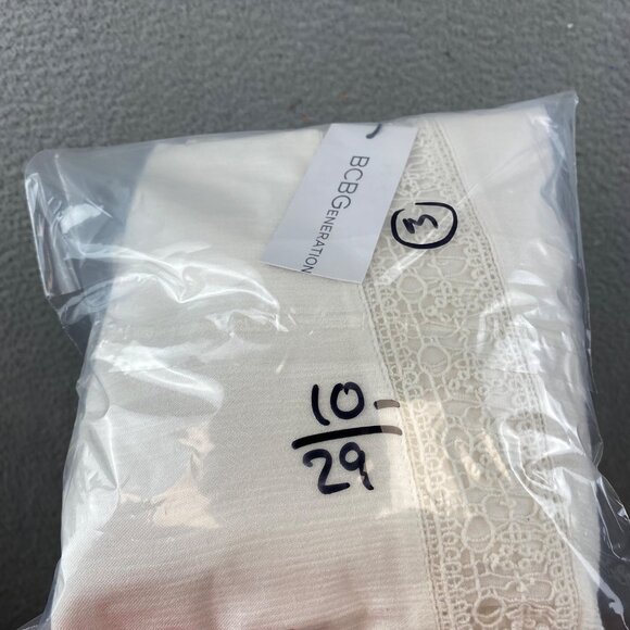 New BCBGeneration Women's Crochet Strap Open Back Short Sundress size M - Picture 14 of 14